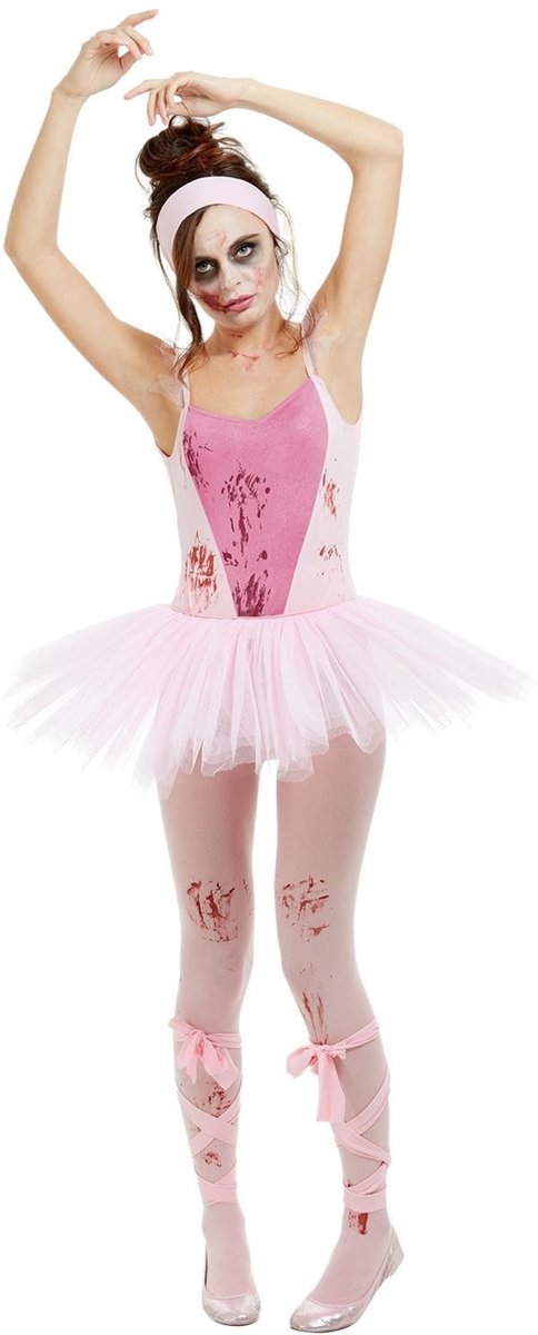 Dans & Entertainment Kostuum | Zombie Ballerina Jaloerse Dansgroep | Vrouw | Small | Halloween | Verkleedkleding